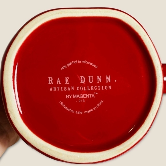 Rae Dunn Merry Coffee Mug Red Christmas Ceramic Holiday. - Picture 8 of 8